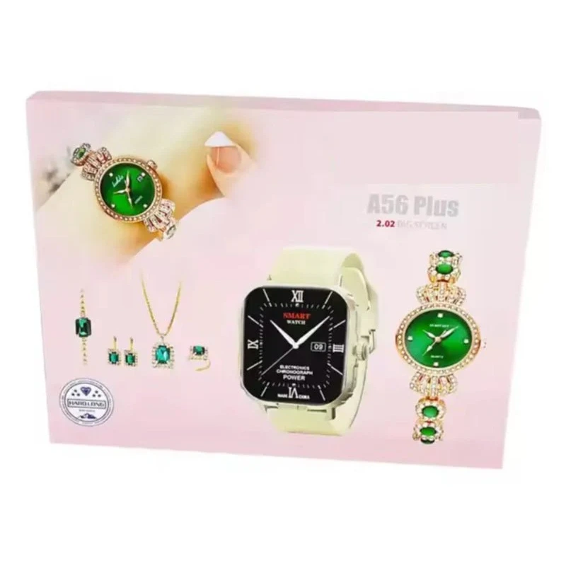 Faza Shop A56 Plus Luxury Smartwatch Gift Set