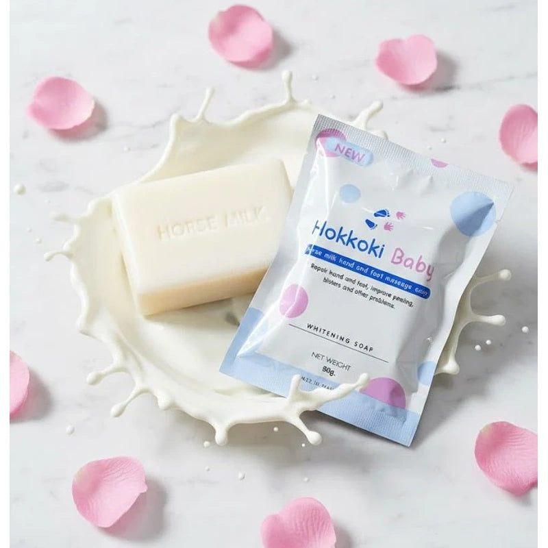 Hokkoki Baby Horse Milk Hand & Foot Massage Soap