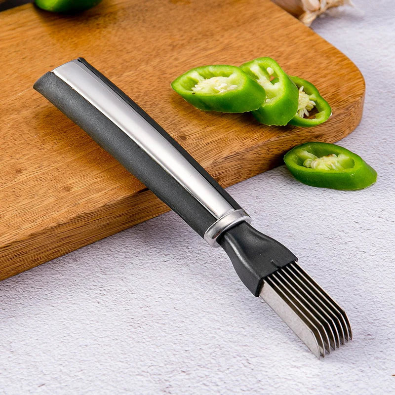 Stainless Steel Multifunctional Vegetable & Scallion Cutter