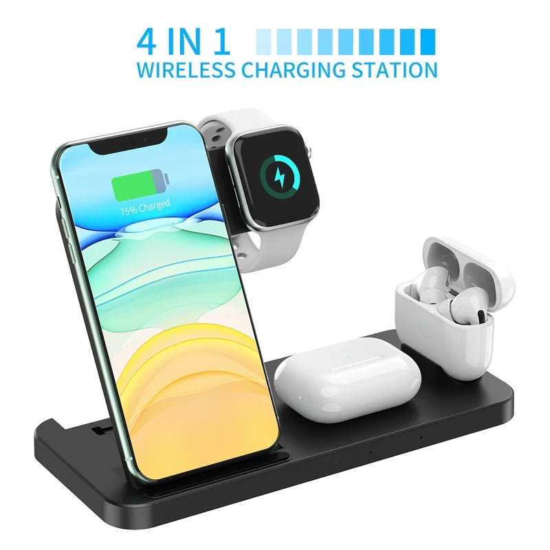 W33 3-in-1 Fast Wireless Charging Station