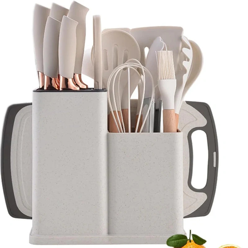 Premium 19-Piece All-in-One Kitchen Cookware & Utensil Set