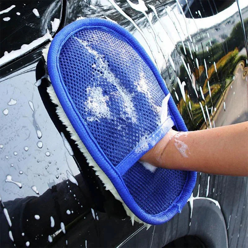 ZenithShine Ultra-Plush Microfiber Wash Mitt