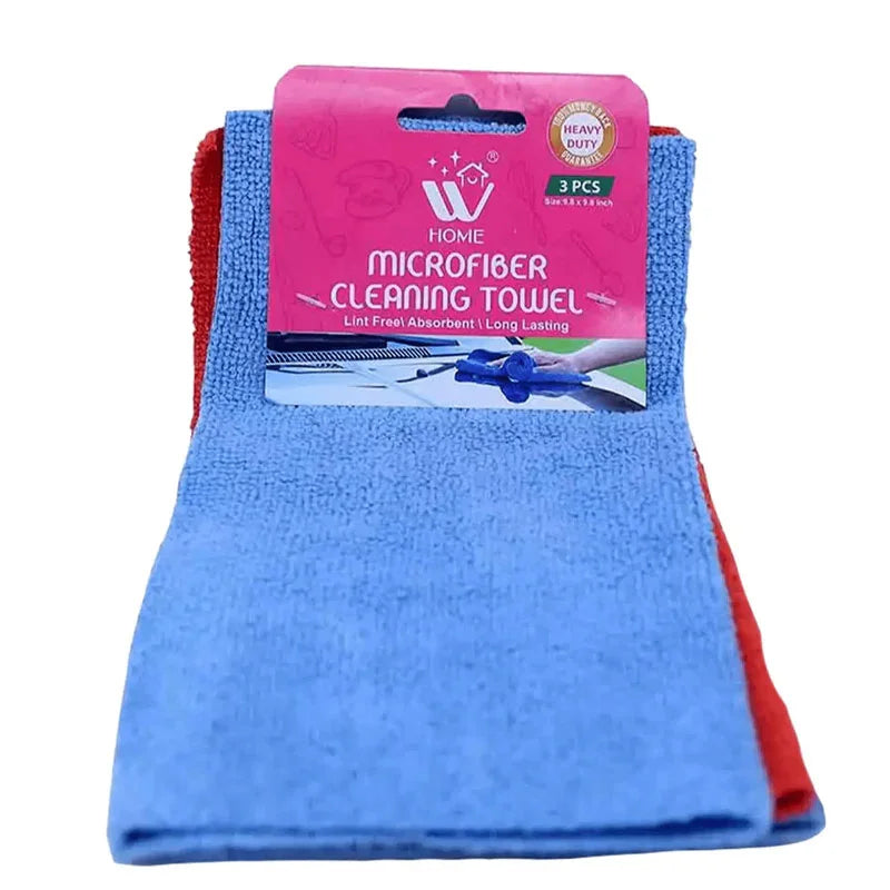 Faza Shop Fiber Pro-Grade Microfiber Cleaning Trio (3pcs)