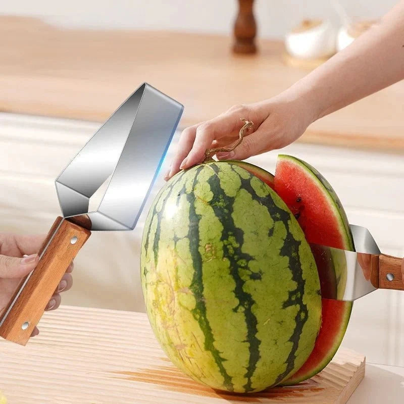 430 Stainless Steel Watermelon Splitter & Fruit Slicer