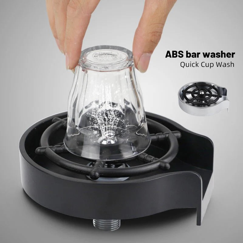 Automatic High-Pressure Sink Glass Rinser & Cup Washer