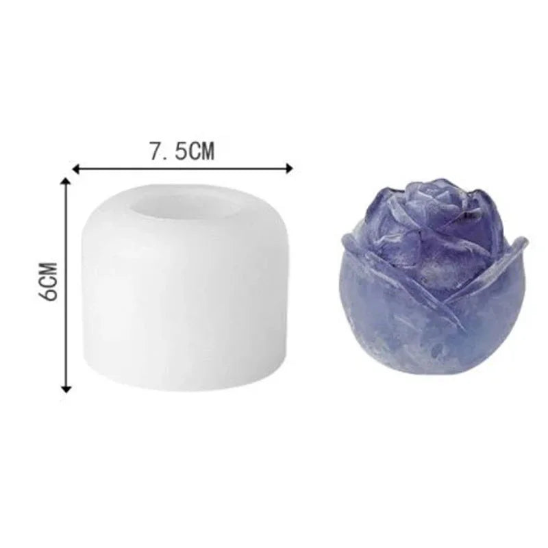 Faza Shop Chill Artisan 3D Rose Floral Ice & Craft Mold