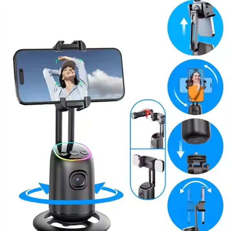 Faza Shop P05 Smart AI 360° Auto-Face Tracking Mount