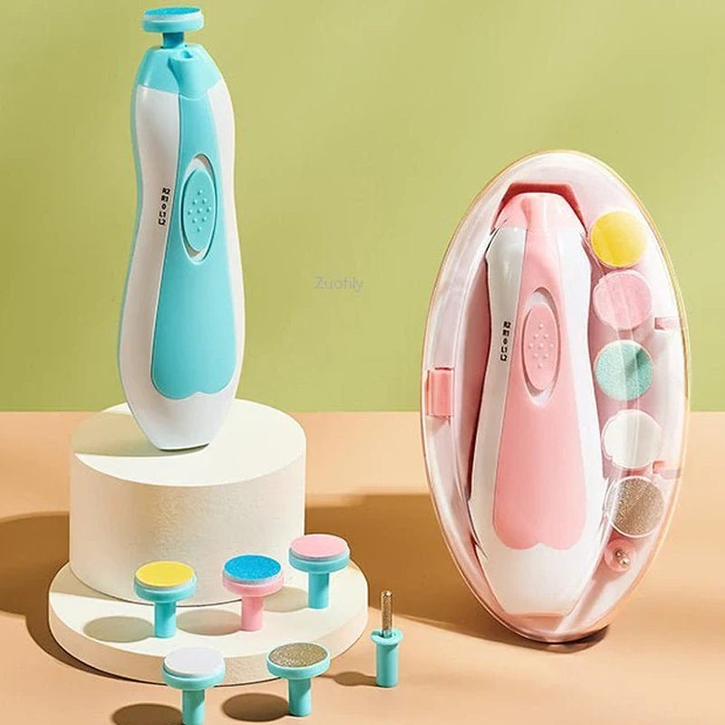 Faza Shop Whisper-Quiet Electric Baby Nail Trimmer Set