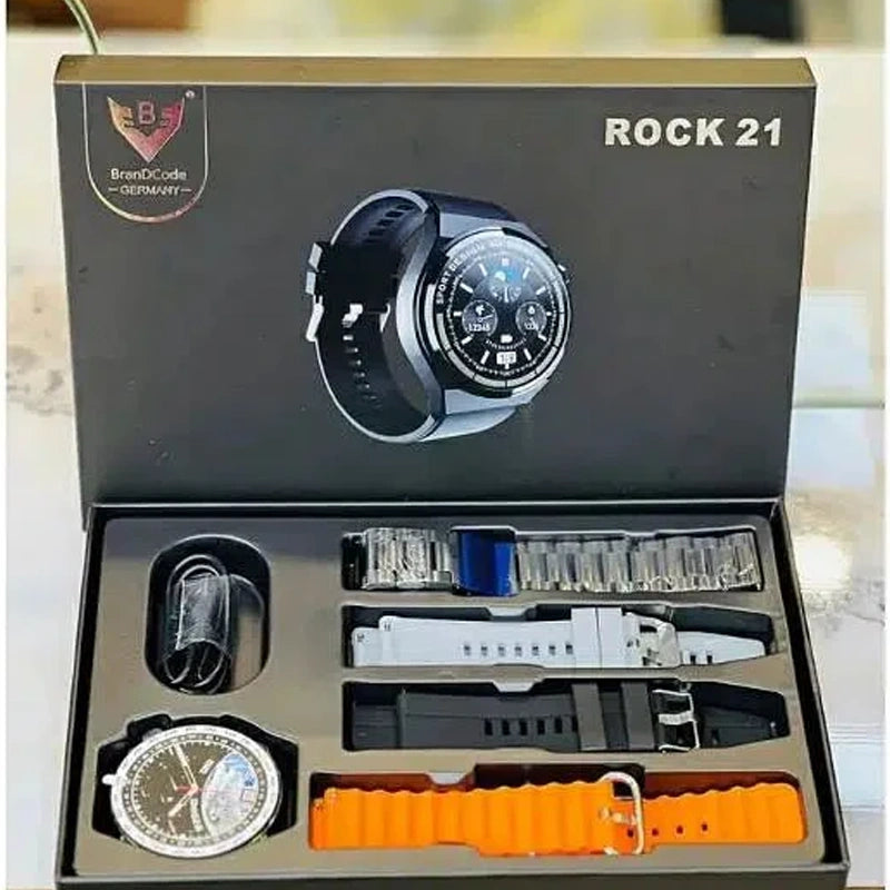 Rock 21 "Ultra 2" Series Smartwatch (4-in-1 Value Set)