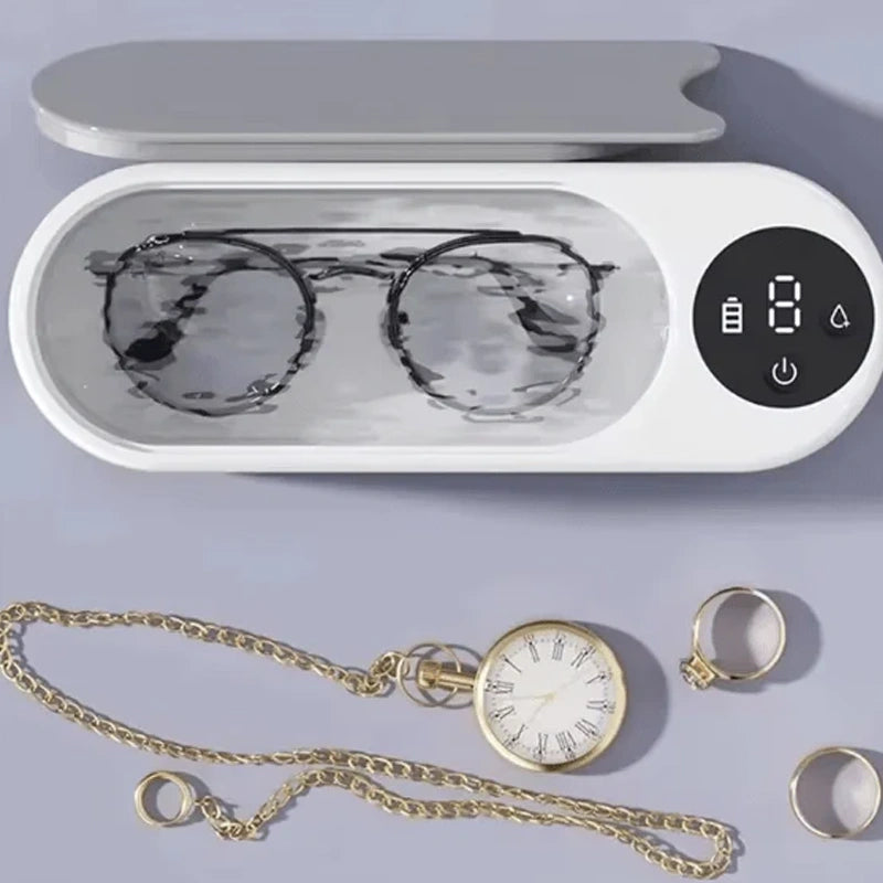 Ultra-Clear Portable Ultrasonic Glasses Cleaning Machine