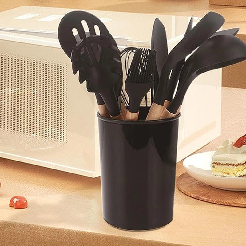 Premium 12-Piece Silicone Cooking Utensils Set