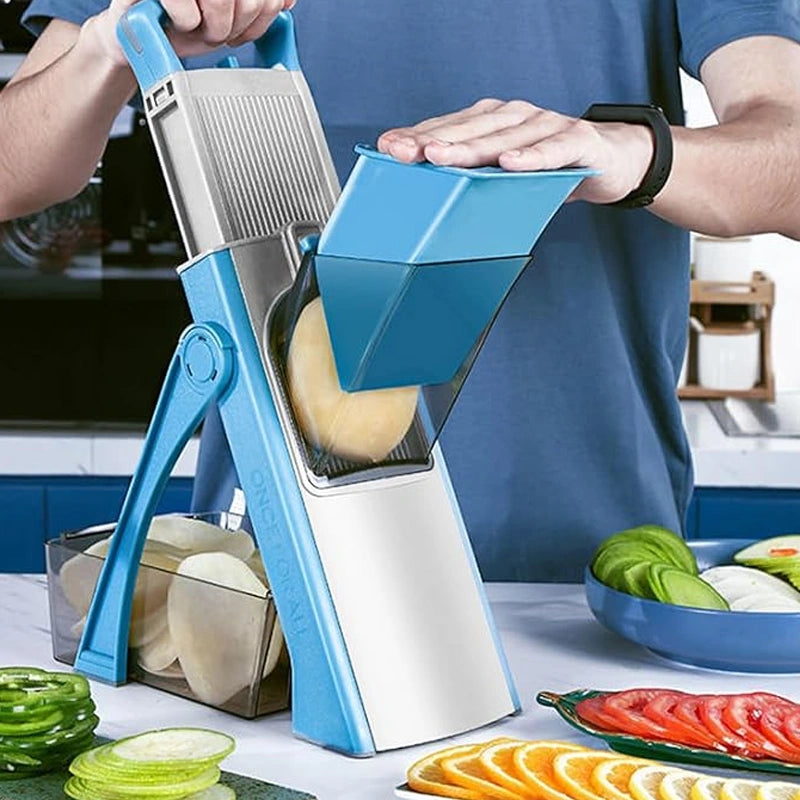 Multi-Function Standing Vegetable Cutter & Storage System