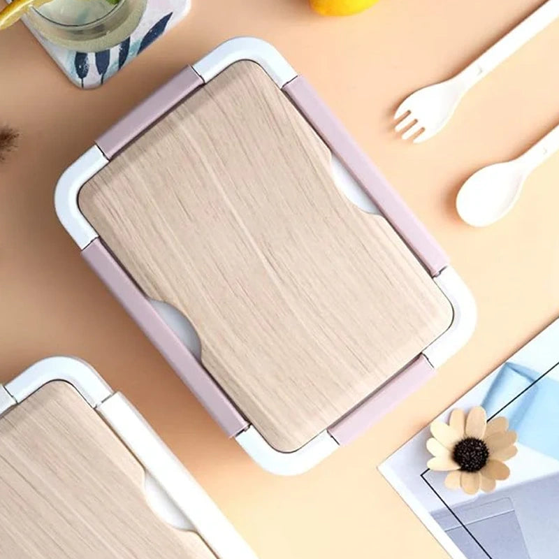 Elegant Wooden Bento Lunch Box – Sustainable Style