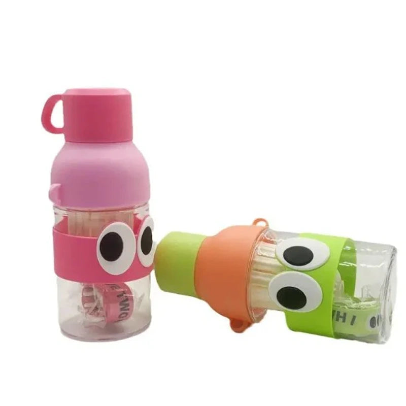 Portable Lockable Water Bottle with Secure Lid