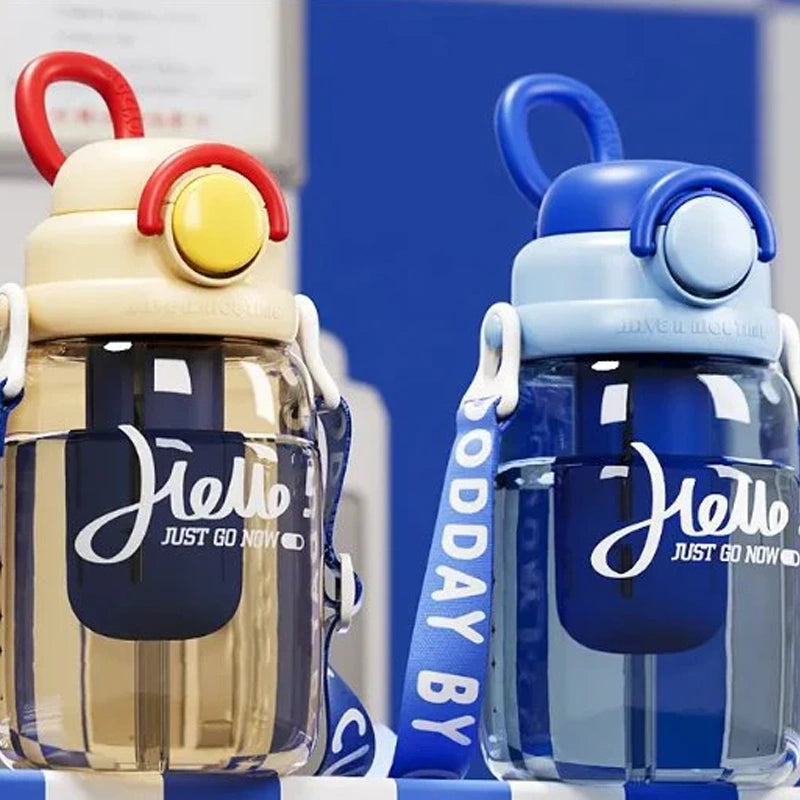 Minimalist Transparent Hydration Bottle