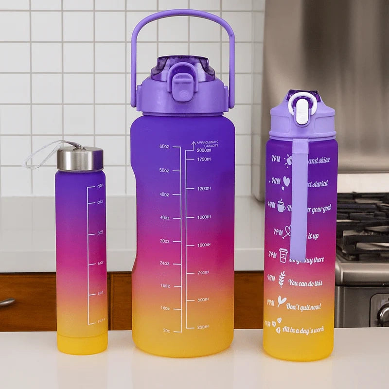 Mitchell Gradient Motivational Measurement Water Bottles