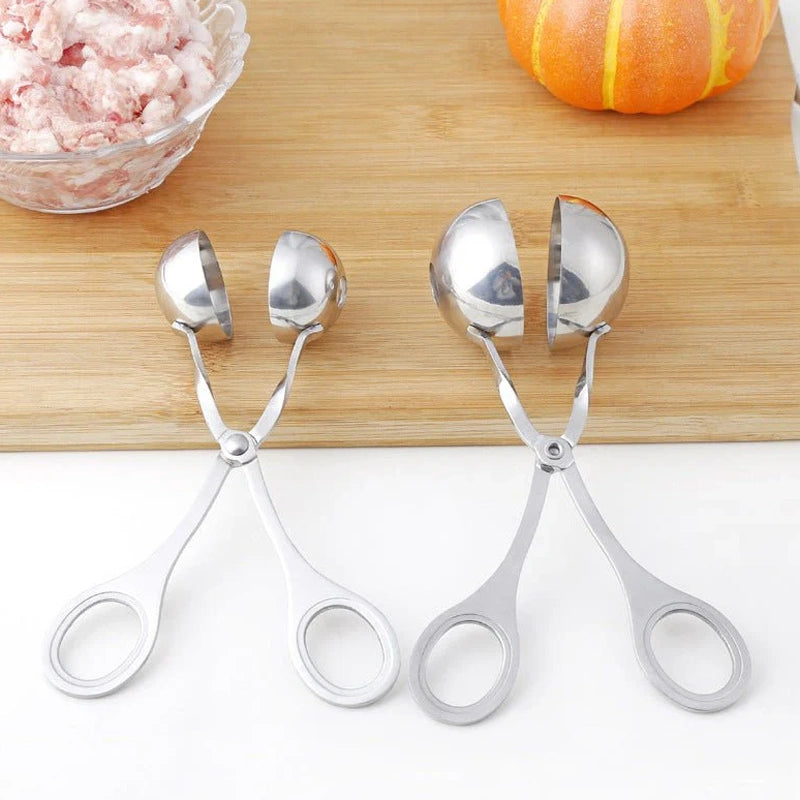 Stainless Steel Meatball Maker & Shaping Tongs