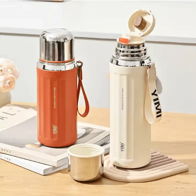 Hepu Insulated Motivational Water Bottle (630ml)