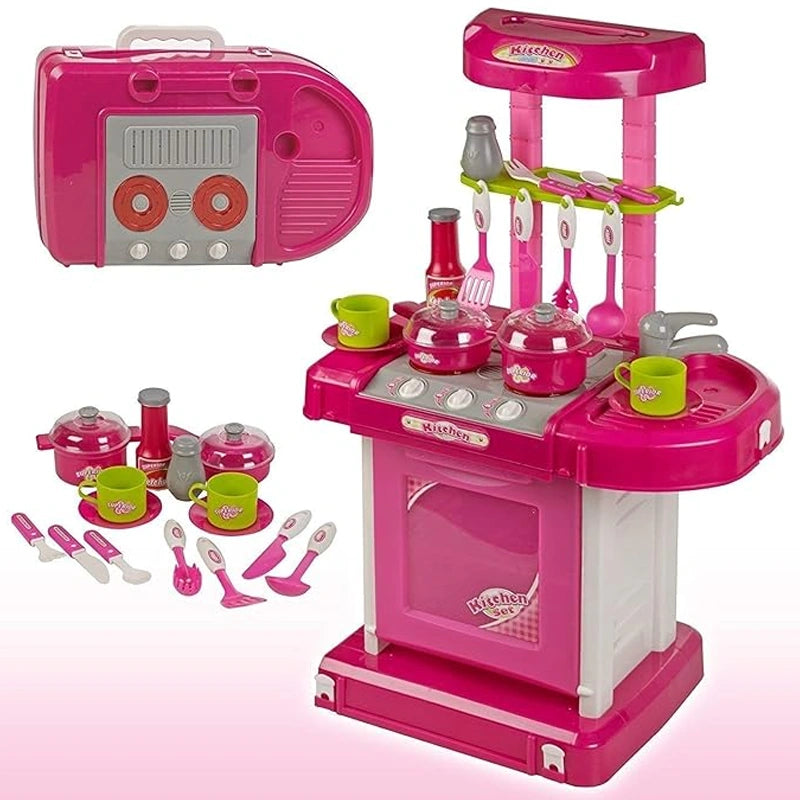 Portable Play Set © (Fold-and-Go Kitchen Suitcase)