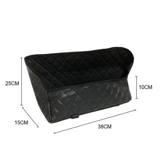 EliteGuard Diamond-Stitch Seat Gap Organizer & Barrier