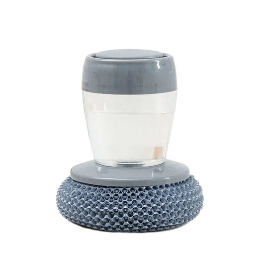 Liquid Adding Pot Washing Brush – Soap Dispensing Dish Scrubber
