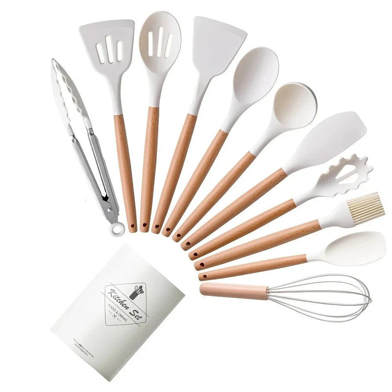 Kenaidi - Premium Silicone Kitchen Utensil Set