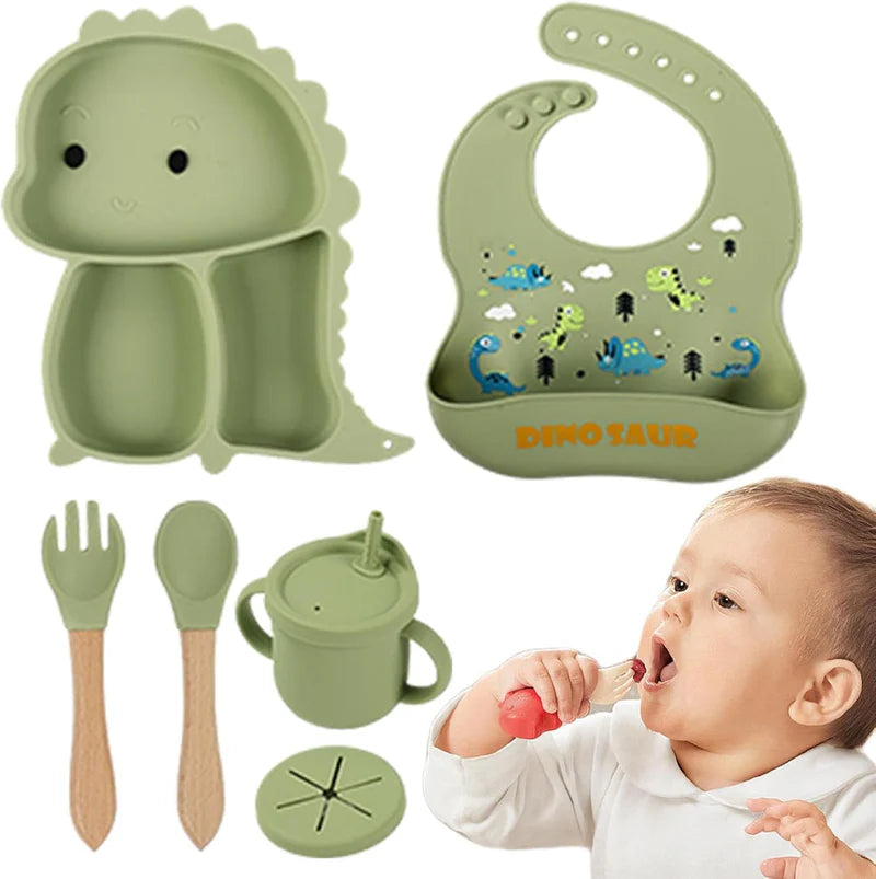 Kidilo Baby Feeding Set – Premium Silicone Dining Collection