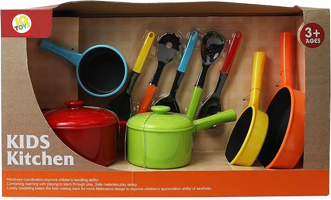 Ultimate Kids Kitchen Cookware Playset – 10-Piece Mini Chef Set